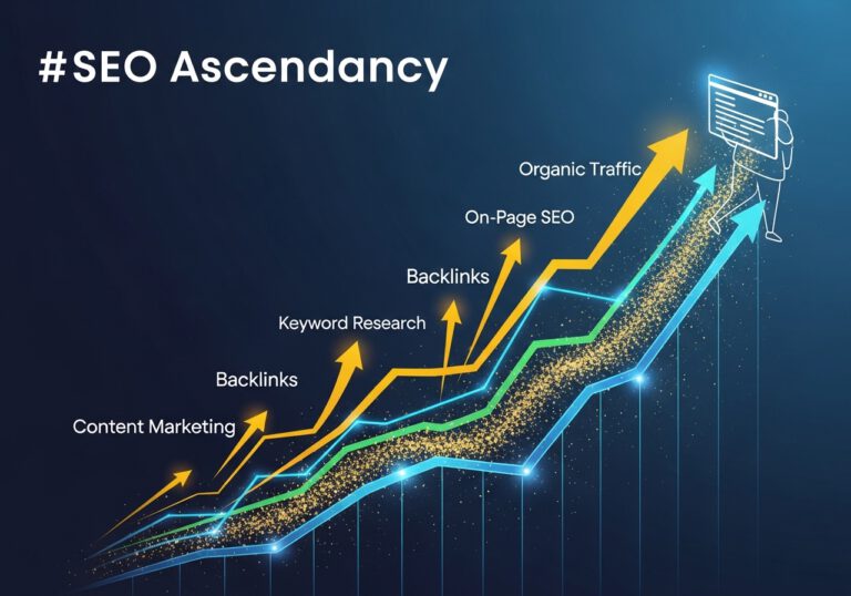مفهوم تحسين محركات البحث (SEO) لزيادة ظهور الموقع في نتائج جوجل. مفهوم تحسين محركات البحث (SEO) لزيادة ظهور الموقع في نتائج جوجل.