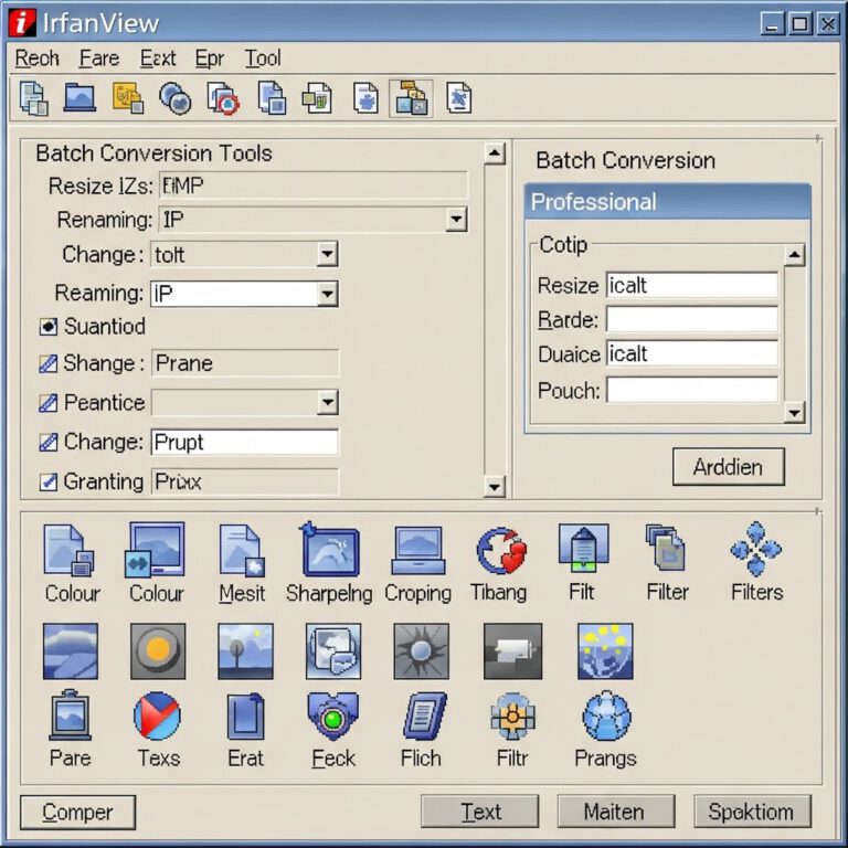 أدوات التعديل الجماعي في برنامج IrfanView - أفضل بدائل Microsoft Photos.