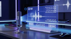 واجهة ذكاء اصطناعي تحول الموجات الصوتية إلى نص مكتوب