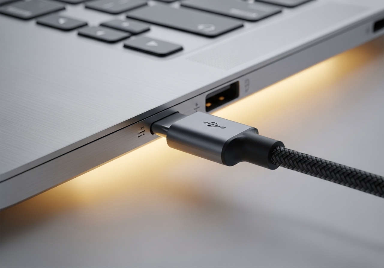 توصيل الهاتف بالكمبيوتر عبر كابل USB