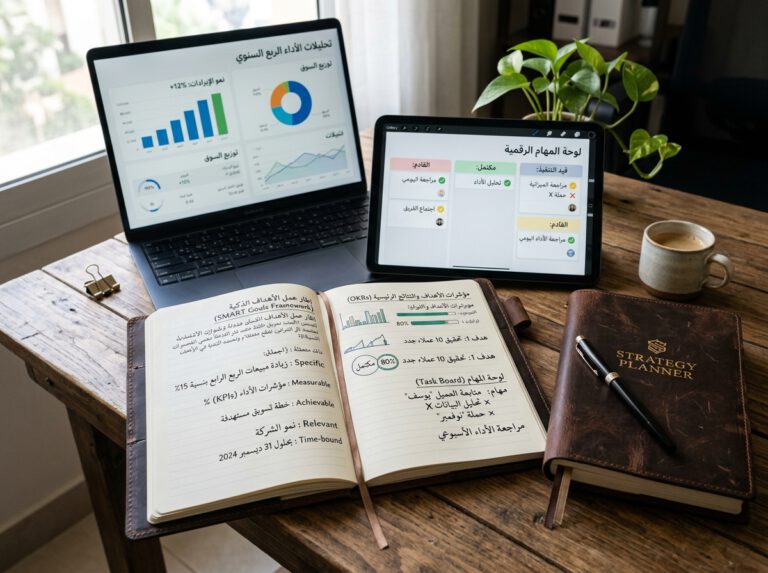 تخطيط الأهداف الاستراتيجية وإطار عمل قيادة الذات المهنية تخطيط الأهداف الاستراتيجية وإطار عمل قيادة الذات المهنية - دليل تطوير مهارات القيادة الشخصية - كيف تصبح قائدا.