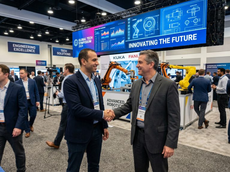 بناء شبكة علاقات مهنية قوية في مؤتمر هندسي وتكنولوجي عالمي بناء شبكة علاقات مهنية قوية في مؤتمر هندسي وتكنولوجي عالمي - كيف تصبح مهندسا محترفا.
