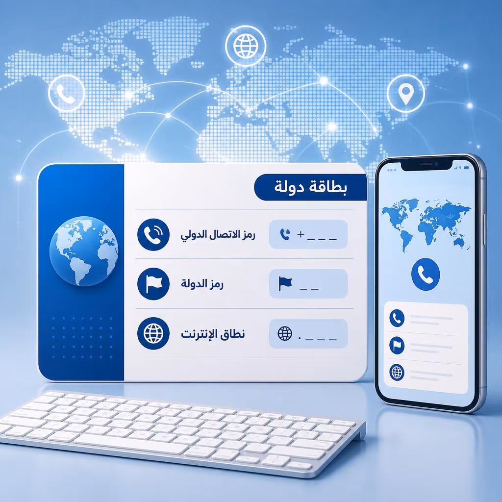 رموز الاتصال ونطاق الإنترنت الخاصة بالدول رموز الاتصال ونطاق الإنترنت الخاصة بالدول