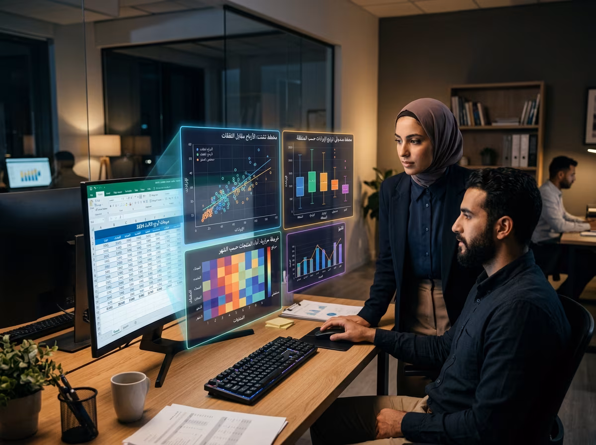 إنشاء مخططات بيانية استكشافية متقدمة باستخدام الذكاء الاصطناعي