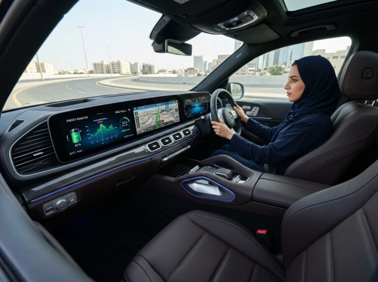 المقصورة الداخلية الذكية لسيارة 2026 تعرض أنظمة الملاحة وكفاءة الطاقة - كيفية اختيار السيارة المثالية.